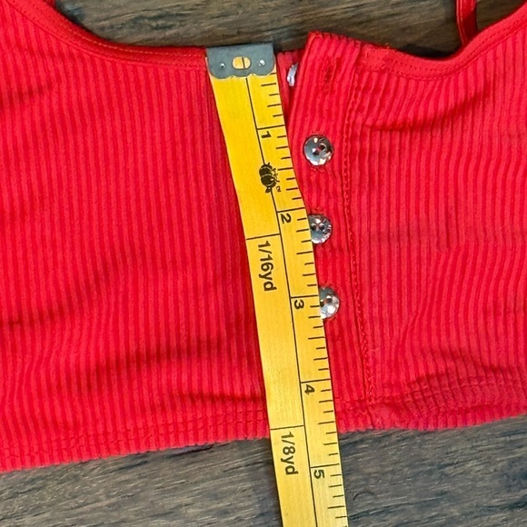Frankie's Bikinis Red Sporty Bikini size L and XL - Picture 9 of 10